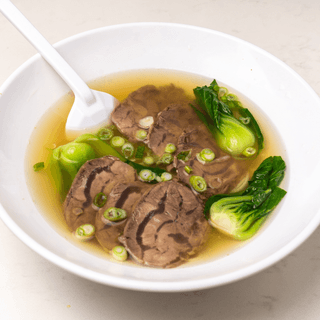 Brined Beef with Hand Pulled Noodle in Soup